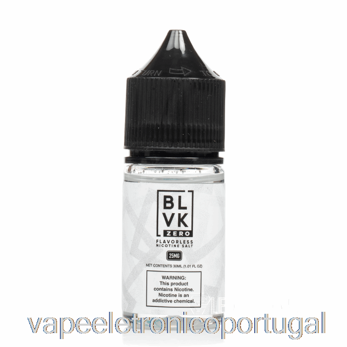 Vape Eletrônico Sem Sabor - Blvk Salt - 30ml 25mg